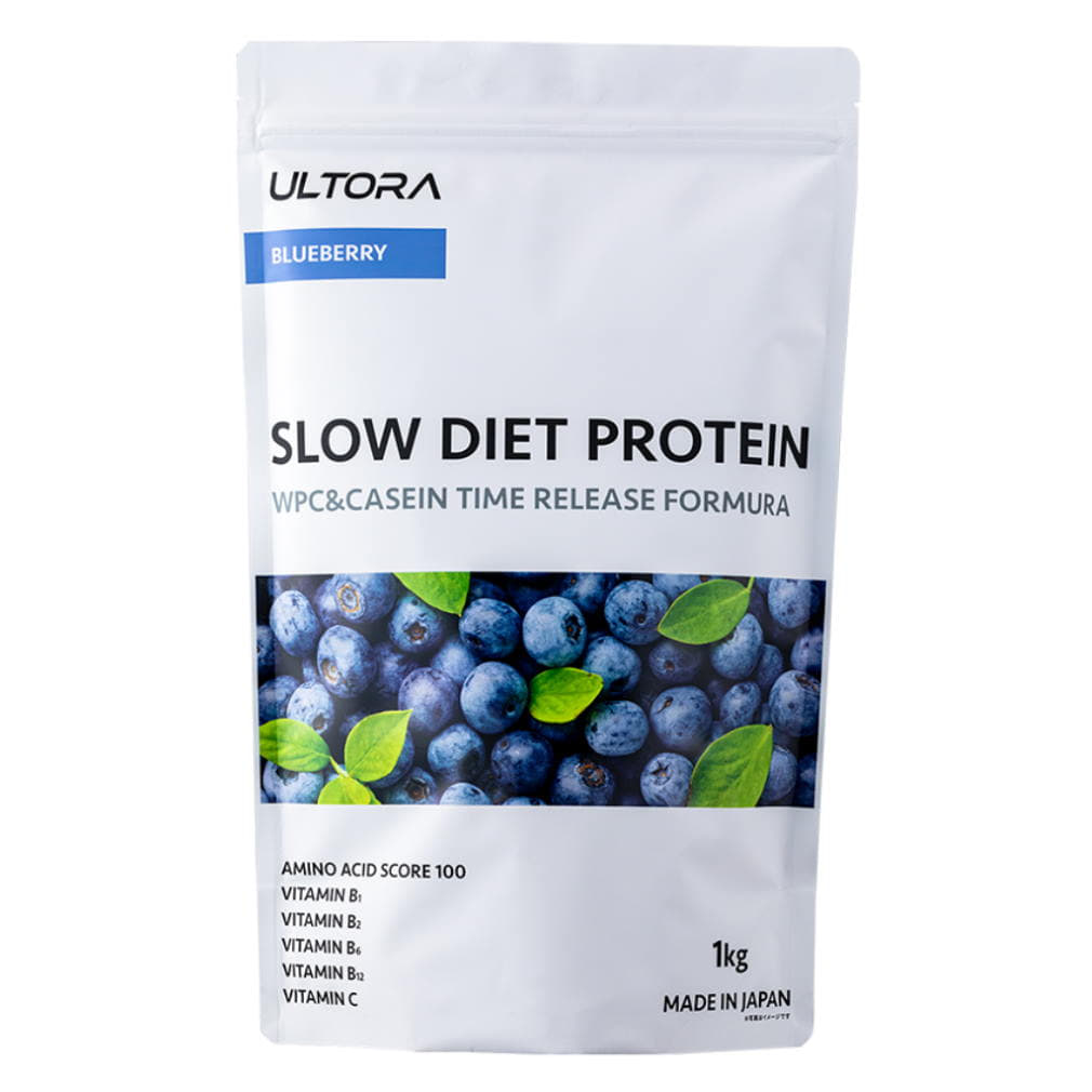 ULTORA スローダイエットプロテイン ブルーベリー風味 1000g